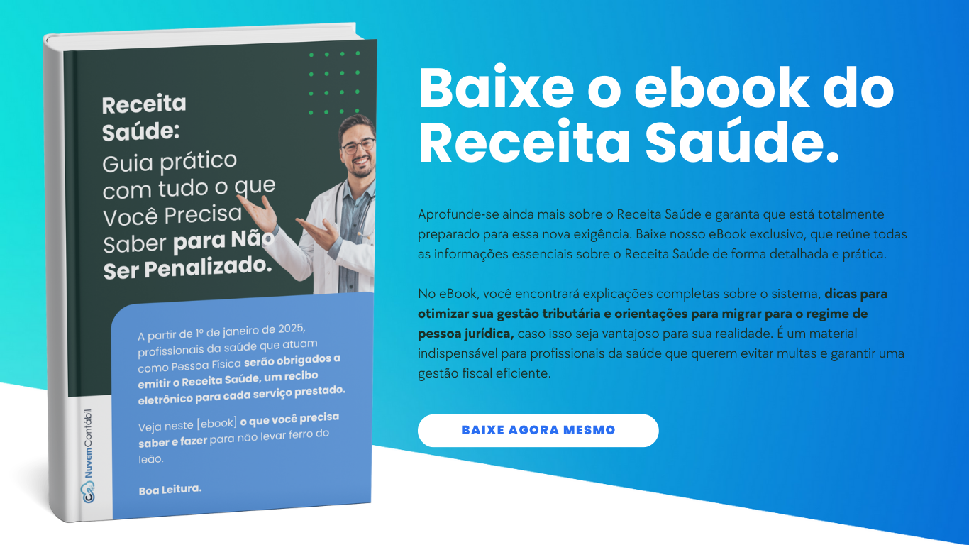 Banner para realizar o download do ebook Receita saúde