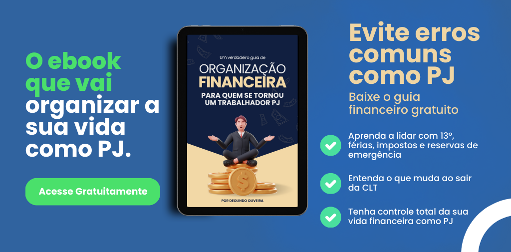 baixe nosso ebook de organização financeira para Pj